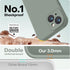 LOVE 3000 Calke Green iPhone 14 Case, Premium Silicone with Soft Anti-Scratch Microfiber Lining Shockproof