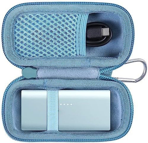 co2CREA Hard Case for Anker 621 Nano Power Bank 5,000mAh 12W Portable Charger, Blue Case