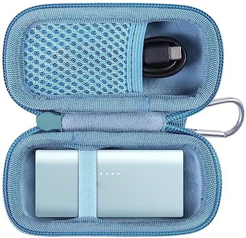 co2CREA Hard Case for Anker 621 Nano Power Bank 5,000mAh 12W Portable Charger, Blue Case