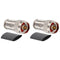 XRDS -RF 50 ohm N Male Connectors Clamp Plug Attach Adapter for LMR400 /KMR400 Cable Belden 9913 RG8 Cable Pack of 2