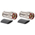 XRDS -RF 50 ohm N Male Connectors Clamp Plug Attach Adapter for LMR400 /KMR400 Cable Belden 9913 RG8 Cable Pack of 2