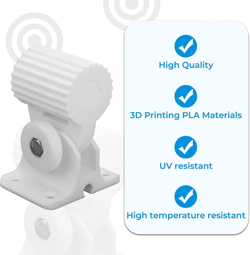 Wall Mount Bracket Kit for Ubiquiti Nanostation Ns-5ac Lo0o5ac Nsm5 Locom5 Nsm2 Locom2 Ltu Lite, White