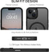 BENTOBEN iPhone 15 Plus Case - Black, Slim Shockproof, Translucent Matte, MagSafe Compatible, 6.7" Protective Cover.