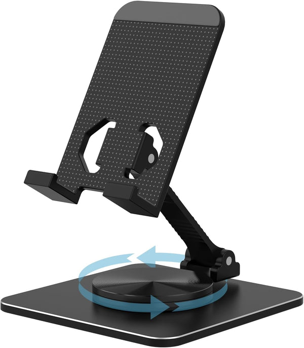 SOJUNER Cell Phone & Tablet Stand for Desk, Aluminum Adjustable Holder for iPhone,