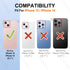 HOOMIL 13 6.1-Inch, Case for iPhone Non-Yellowing, Drop Protection, Anti-Scratch Transparent Hard Back Phone Cover