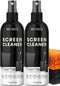 Screen Cleaner Spray with Microfiber Cloth Kit, 8oz for TV, Monitor, Laptop, iPad, iPhone, and Electronic Devices