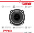 DS18 PRO-TWN1 Titanium High Compression Neodymium Slim Super Bullet Tweeter, 1" 240W Max, 120W RMS with Built-in