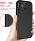 Diverbox iPhone 11 Case, Heavy Duty Shockproof Protection with Tempered Glass Screen Protector - Black