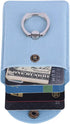 Credit Card Holder for Back of Phone with Ring Stand, Ultra-Slim Self Adhesive, RFID Blocking Stick on Most Smartphones