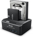 SATA to USB 3.0 Dual Bay Hard Drive Dock for 2.5"/3.5" SATA HDD SSD with 2 USB 3.0 Ports, Offline Clone Function