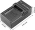 NB-11L/NB-11LH Battery (2-Pack) and Charger Kit for Canon PowerShot ELPH 190 is, ELPH 180, ELPH 110 HS, SX400 is, SX410