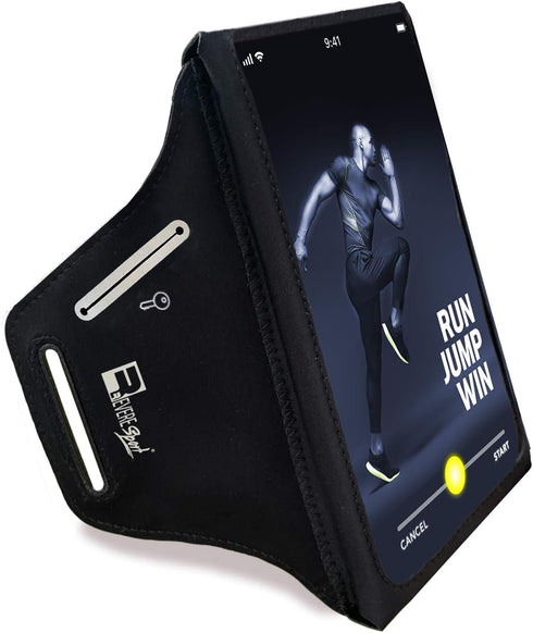 RevereSport Waterproof Running Armband for Phone with Case On, Compatible with iPhone 16/15/14/13/12/11/SE