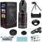 LXSMPWY 64X Zoom Mobile Phone Telephoto Lens with Tripod & Phone Clamp -