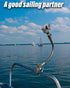 Charchendo 1/4 3/8" 5/8" 13/Logitech 360/Field Metal Gooseneck Clamp Camera Mount for Sailing with Screw, Cameras Large
