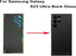 Galaxy Black S23 Ultra Back Glass Replacement for Samsung Galaxy S23 Ultra 5G, Back Glass Cover with Pre-Installed
