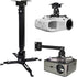 Projector Mount, Universal Ceiling Wall Mount with 25.5-inch Expansion Arm, Height Adjustable for Home and Office