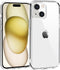 TENOC Phone Case Compatible with iPhone 15, Non-Yellowing Clear Protective Bumper Hard Back Cover for 6.1 Inch