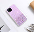 Shop Realme C11 2021 Case - Clear Glitter Sparkle Pink, Silicone Shockproof Soft Cover, Transparent & Thin.