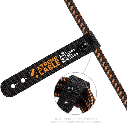 CXX002 Xtreme Series USB-A to Lightning Cable, 4.9-Ft