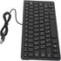 Yosoo Mini Thin 78 Keys USB Wired Keyboard, Mute Portable Personal Keyboard with Russian German French English (Russian)