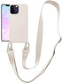 Compatible with iPhone 15 Pro Max Case with Lanyard, Adjustable Shockproof Drop Protection Silicone Phone Cover for