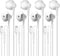 USB C Wired Headphones 4 Pack, Type C Earbuds HiFi Stereo with Microphone, Remote Control for Samsung Galaxy & More
