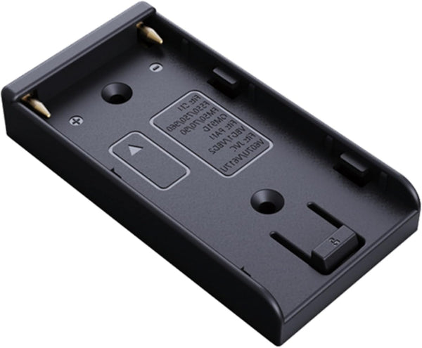 TONHOKJ NP-F Battery Adapter Plate with 7.2V-8.4V DC (5.5/2.1mm) Output, 1/4" Screw Mount,