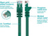 Monoprice 3FT 24AWG Cat5e 350MHz UTP Ethernet Cable, Green