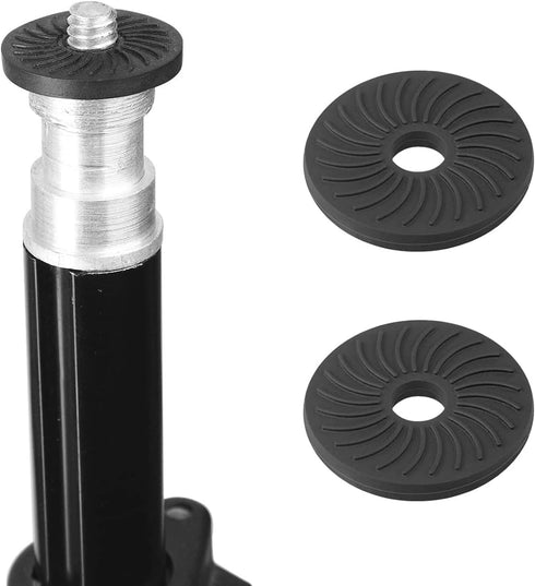 10PCS Shorten Camera Long Screw Shaft Accessory, Black Rubber Washer for Protecting Camera Screw Shaft