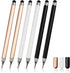 Brvlsoc 6-Pack 2-in-1 Stylus Pens for Touchscreen Devices High-Precision, No-Charge Stylus for iPad,