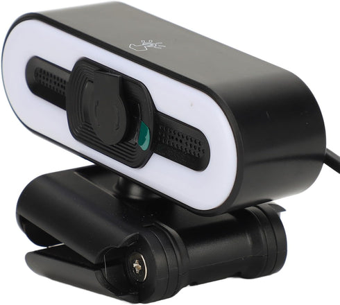 GOWENIC 4K 3840x2140 2.0 Webcam, USB PC Camera with Built in Microphone, Super Bright Fill Light, Auto Beauty Function