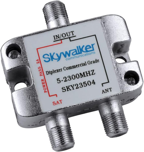 Skywalker Commercial Grade Coax Diplexer, 5-2300MHz