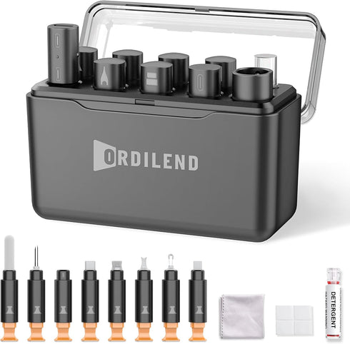 iPhone Cleaning Kit for Charging Port, Multi-Tool Cleaner for iPhone, iPad, Connectors, with Storage Case