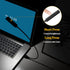 USB Laptop Light with Adjustable Gooseneck, 3 Color x 3 Brightness + 3 Mini LED Lights