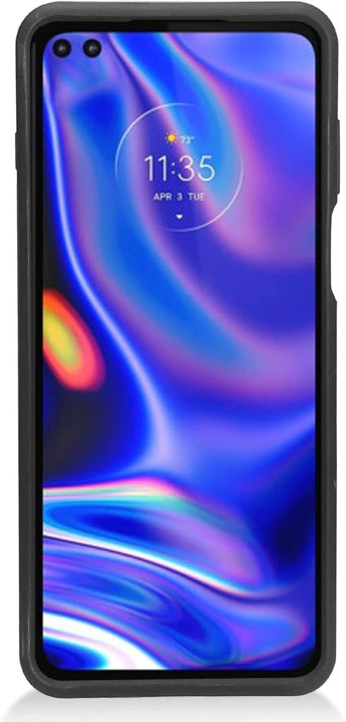 Phone Case with Ring Stand for Motorola One 5G, Moto One 5G UW /XT2075 - RS2 Hot Pink