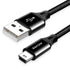 AGVEE 2 Pack 6ft Replacement Charger Data Cable for Garmin Nuvi GPS, Black