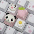 Cute Keycap 4 pcs, Custom 3D Model Keycap for Cherry MX Switches Mechanical Gaming Keyboard (Cute Animal Keycaps)