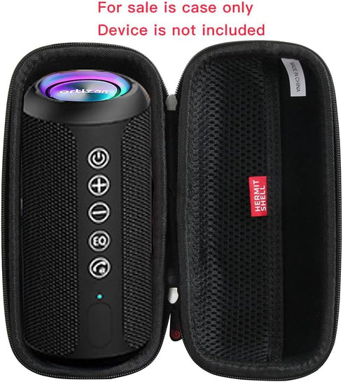 Hermitshell Hard Travel Case for Ortizan Portable Bluetooth Speaker IPX7 Waterproof Wireless Speaker (Black)