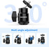 NEEWER Mini Ball Head with Cold Shoe & 1/4” Screw, 2 Pack, 360° Swivel 90° Tilt Ballhead Camera Mount Adapter