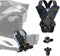 NEEWER Motorcycle Helmet Chin Strap Mount Kit - Compatible with GoPro Hero 13-7, Magnetic Quick Release Adapter