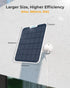 REOLINK 6W Solar Panel White, Non-Stop Power Supply for Wireless Battery Cameras, Waterproof, Adjustable Mount