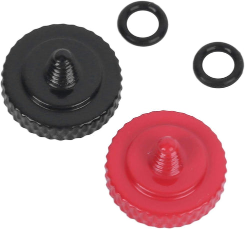 Alloy Black + Red Paint Spraying Treatment Camera Shutter Release for X Series Cameras with Rubber Ring Fuji Soft