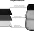 ARVOK 13-14 inch Canvas Laptop Sleeve, Water Resistant Notebook Case with Extra Bag for MacBook/HP/Dell/Lenovo/Asus