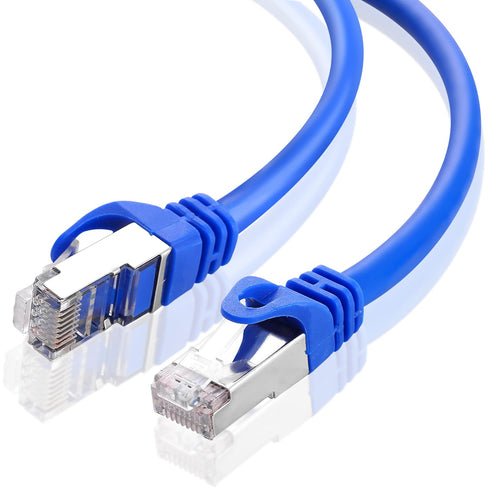 6 100 10Gbps 100FT CAT Shielded Ethernet Cable FT, Indoor High-Speed (SFTP) Snagless Shielded Ethernet Cable