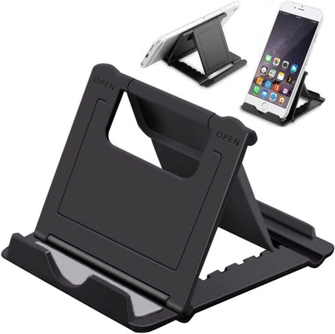DRM 2 Pack Phone Stand Holder for Desk, Portable Multi-Angle Adjustable Cell Phone Holder for 4-7.9 inch Display