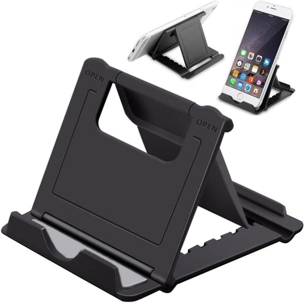 DRM 2 Pack Phone Stand Holder for Desk, Portable Multi-Angle Adjustable Cell Phone Holder for 4-7.9 inch Display