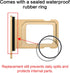 ASDAWN SIM Card Slot Tray Holder Replacement for iPhone 12 Pro Max, Waterproof Rubber Ring & SIM Pin (Gold)