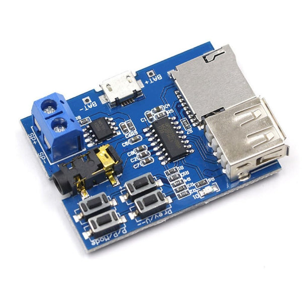 AYASOSO TF Card U Disk MP3 Format decoder Board Amplifier decoding Audio Player