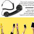 Retro Phone Handset, Vintage Retro 3.5Mm Telephone Handset Cell Phone Receiver, Radiation Proof Handheld Cell Phone Microphone for Mobile Phones Computers (Black)