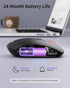 wegear 2.4G 5-Level 4000 iPad,24-Month Wireless Mouse, Slim Mini Cordless Computer Mouse, Ergonomic Grips, Adjustable